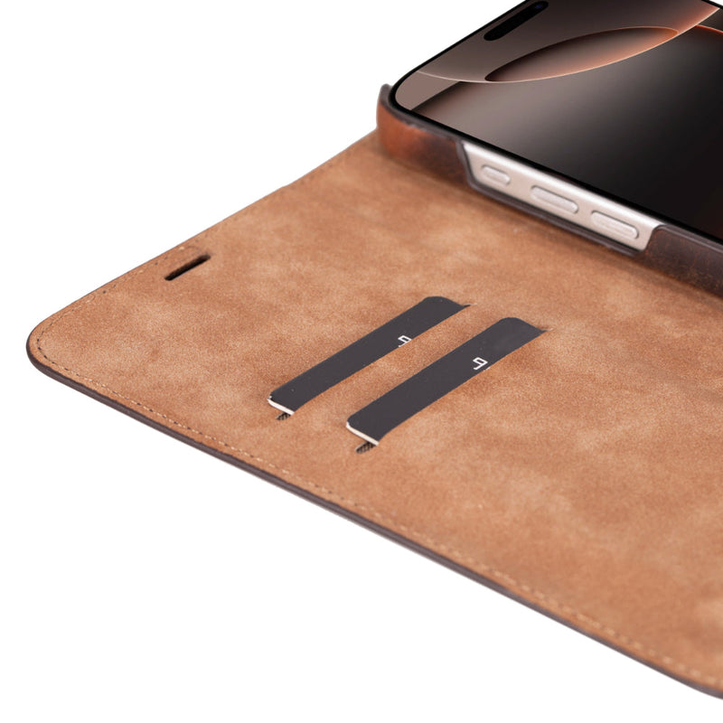 Decatur Leather iPhone 16 Pro Max Folio Case